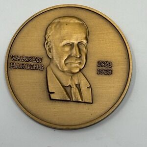 Warren Harding 29th President Of The United States Coin Medal